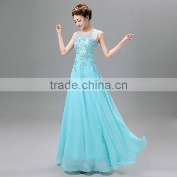 2016 Fashion Wedding Bridesmaids Red Slim Long Banquet Evening Gown Dress for Sexy Ladies photo-3