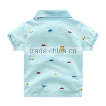 Wholesales Summer Kids Boys Casual Printing Polo T-shirt photo-4