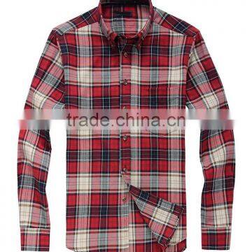 Latest Custom Flannel Shirts Checks Mens Dress Shirts photo-3