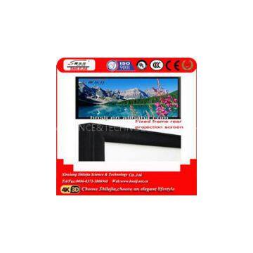 China wholesale cheapest fixed frame projection screen/home theater screen