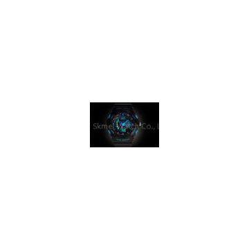 EL Backlight Multifunction Sport Watch 5 ATM , Man Digital Watch