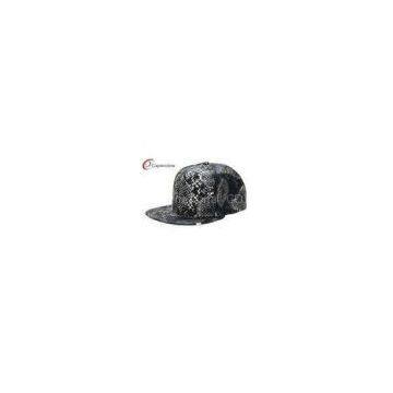 Adjustable 3D Embroidered Baseball Hats Snakeskin Baseball Cap For Youth