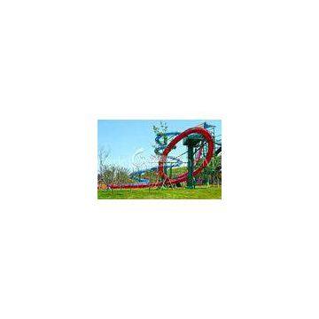 Water Park Fiberglass Water Slides / Extreme Water Slides For Swimming Pool Play Equipment