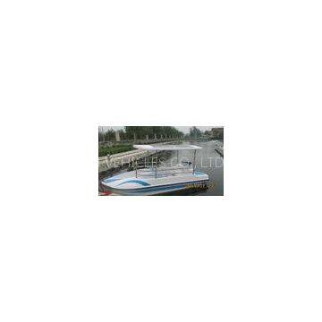 PV Solar Panel Roof Mounted 3 KW 4 Seat Electric Powered Boat for Sightseeing