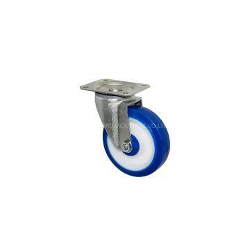 4inch Blue 140KG Top Plate Swivel TPE Industrial Caster