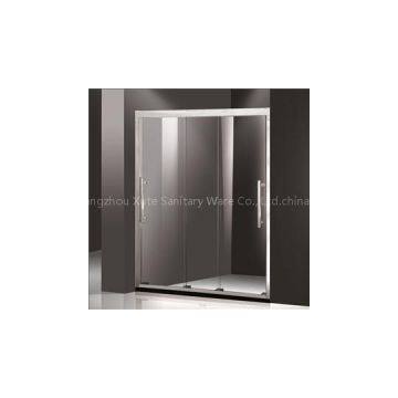 Shower Panel & Hinged Swivel With End Panel