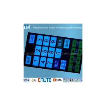 EL Backlit Membrane Switch GPI-BMMS-001