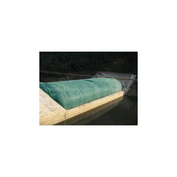 Water inflatable rubber dam