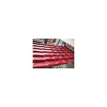 Ceramic Plants PVC Glazed Roof Tile Making Machine 880mm / 1040mm Width 40