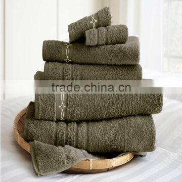 6-Piece 100% Egyptian Embroidered LaBoheme Towel Set photo-2