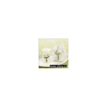 wedding favor--'Calla Lily Elegance' Vase Shaped Candle