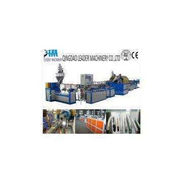 pvc fiber reinforced garden hose pipe extrusion line