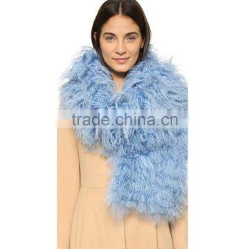 SJ611-01 Pink Color Cheap Real Fur Scarf/Big Shawls Scarves