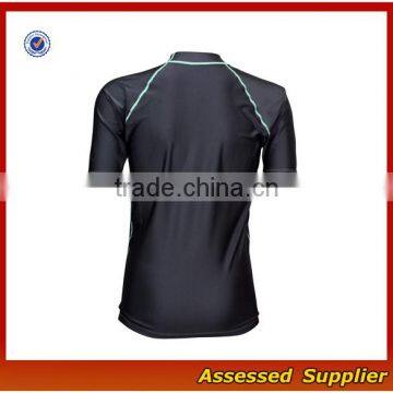 Custom Sportswear Manufacturer Compression Mens T- Shirts/Blue Rash Guards Wholesale---AMY164281 photo-3