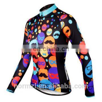 Bike jersey Long Winter Colorful Pro Women Team Cycling clothing Bicycle Wear Long Sleeve Shirts