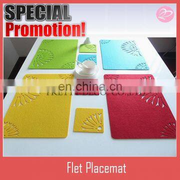 Polyester felt place mat,table plate mat