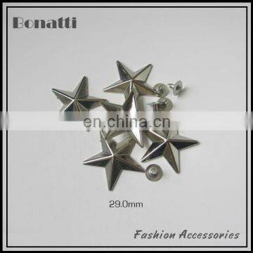 pentagram studs for garment