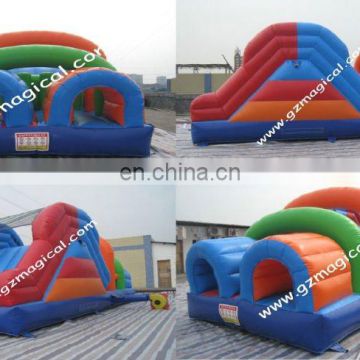 cheap outdoor kids obstacle course inflatables