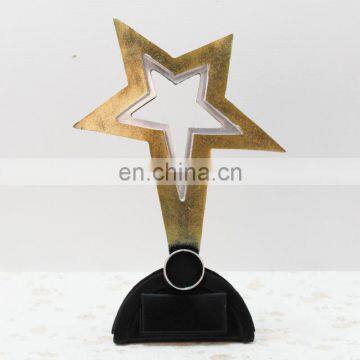 Resin gold star memorial trophy creative crafts wholesale resin decoration