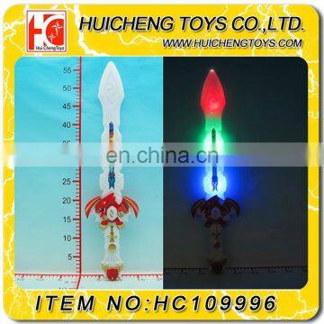 glow sword toy with flash light