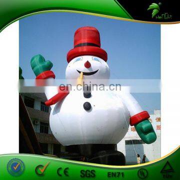 Big inflatable Snowman For Christmas / Outdoor Giant Inflatable Snowman