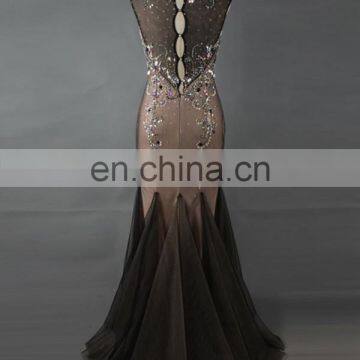 2014 Factory Directly Supply Beaded Mermaid Evening Dress photo-3