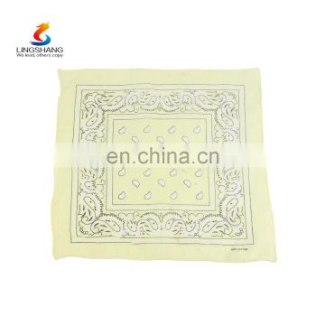 Lingshang Printed Hottest Quality Protection 100% Organic Cotton Bandana