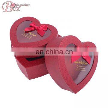 Heart Shape Fancy Paper Gift Box Luxury