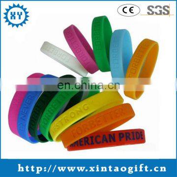 2017 New style wholesale silicone bracelet for souvenir