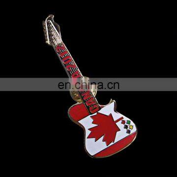 China make musical instrument Zinc alloy custom made enamel lapel badge with logo made from gs craft