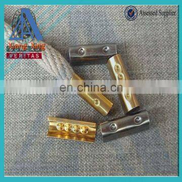 Fashion can custom your logo metal cord tips for sale