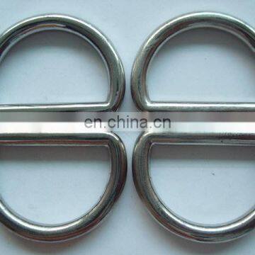 Custom factory price hardware products zinc zlloy D ring