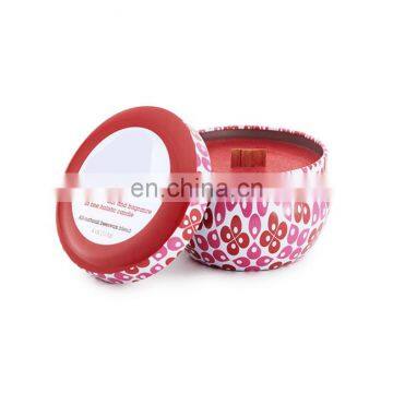 China manufacturer canning portable metal travel scented candles tin