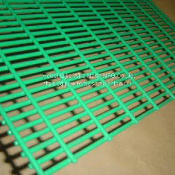 Black 3D Curved 3 folds welded wire mesh fence with 2.44x2.3m