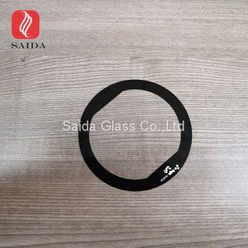 High Quality Round 0.55mm Tempered Glass With Silk Screen Printed for TFT LCD Display Panel photo-2