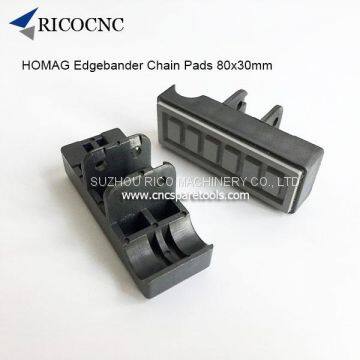 80x30mm Edgebander Track Pads Converyor Chain Pads for HOMAG Edge Banding Machine