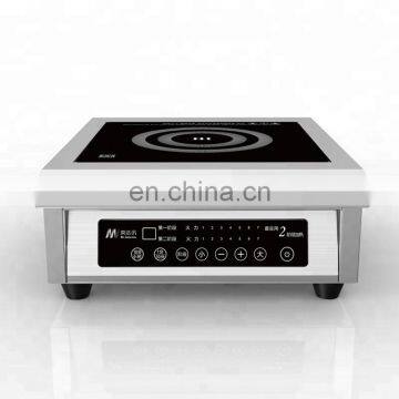 6000W Commercial Flat Electromagnetic Stove Kitchen Induction Cooker Electric 2 Steps Heating Stove For Soup