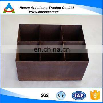 corten steel window box planter container