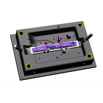 auto plastic mould radiator plastic tank mould with interchangeable inserts