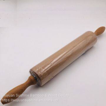 Beech Wooden Rolling Pin, Oil on the Surface photo-4
