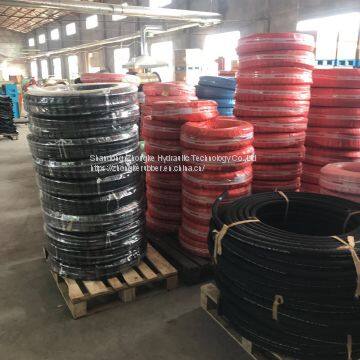 Best Factory Price Retail 100m Steel Wire Braided SAE 1/4'' Rubber Hydraulic Hose High Pressure photo-5