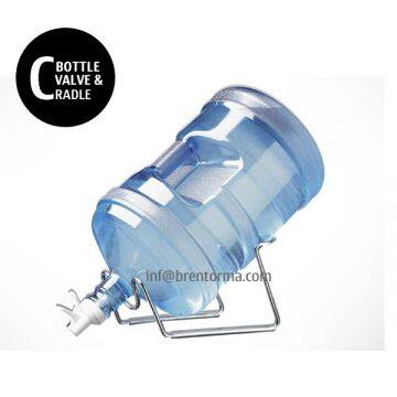 19L 20 Litre Bottle Metal Cradle and Aqua Valve