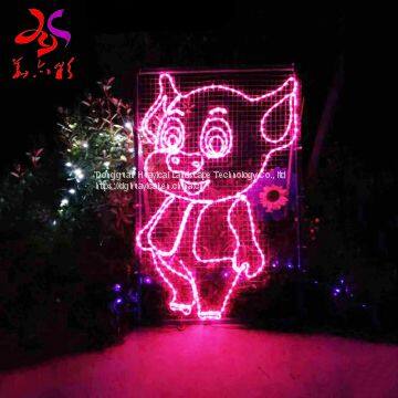 2020 New Design Reindeer Animal 3d Led Motif Lights photo-3