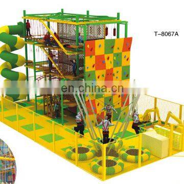 Kids Indoor Playground Equipment; Hot Sale Kids Indoor Expansion Series With Climbing Wall photo-2