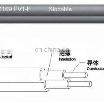 High Current Currying Capacity Valorize Double Core 6mm2 Solar Cable