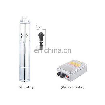 EMP515 Высококачественный погружной солнечный насос с максимальной высотой подъема 95 м, диаметром 3 дюйма, производительностью 1,5 м³/ч для орошения скважин photo-2