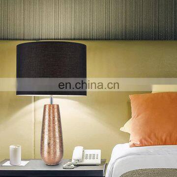 Novel Modern Custom Cheap Home Decor Rose Gold Desk Lamps Ceramic Foe Hotel Bedside photo-6