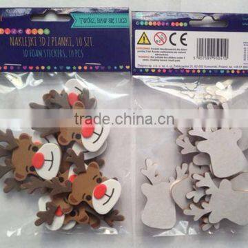 3D Chrismas EVA/Nonwoven Sticker