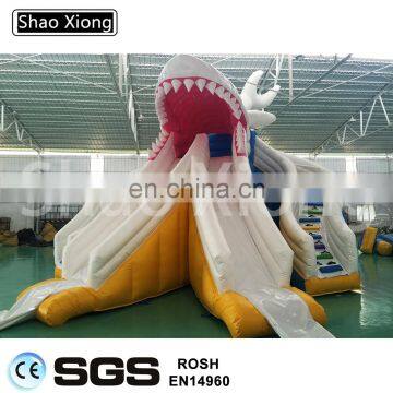 Kids Water Park Equipment Inflatable Swimming Pool Shark Water Slides photo-4