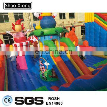 Large Combination Inflatable Adults Kids Air Bouncer Castle Slide Playground photo-4